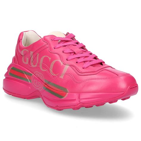 pink gucci sneakers women|Gucci pink and blue sneakers.